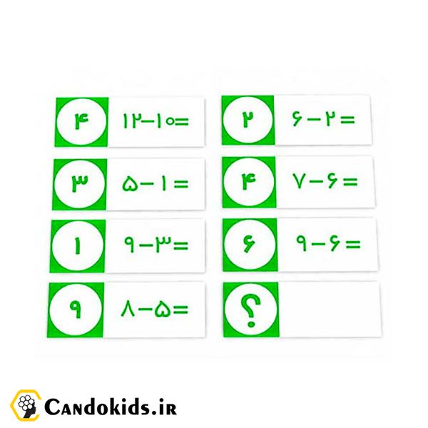 بازی آموزشی عددچین تفریق بازیتا