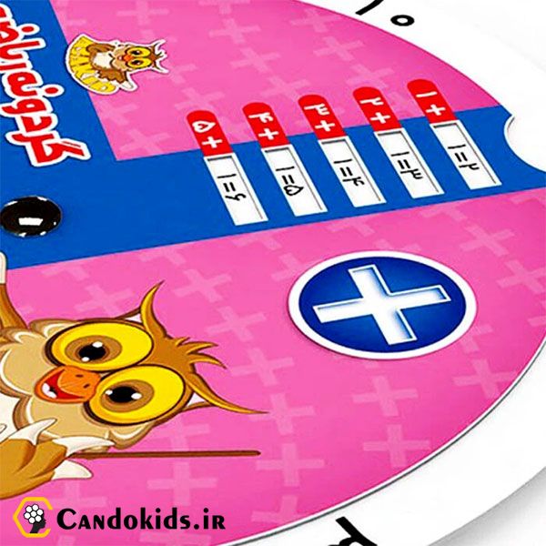 Addition and subtraction math wheel - educational toy