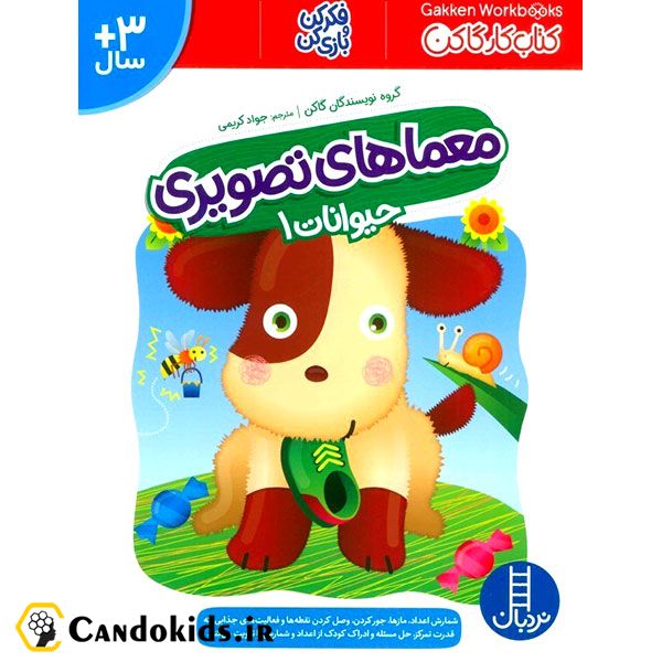 Picture Puzzles of Animals 1 - Gakken workbooks set